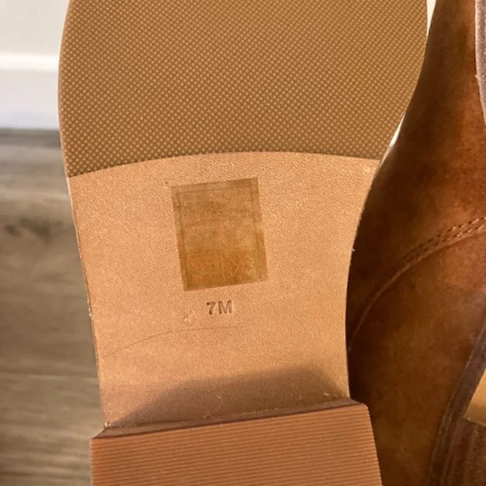 Tory Burch Brooke Ankle Suede Buckle Boot Size 7 NEW